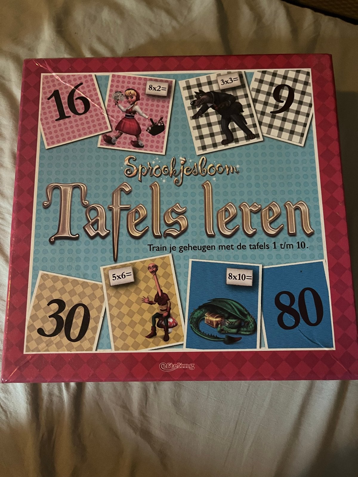 Sprookjesboom Tafels Leren - Educatief Gezelschapsspel, Een of twee spelers, Ophalen of Verzenden, Zo goed als nieuw