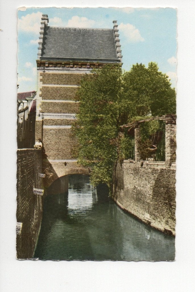 Maastricht. Oude Ansichtkaart: Huis a.d. Jeker.  1968., Verzenden, 1960 tot 1980, Gelopen, Limburg