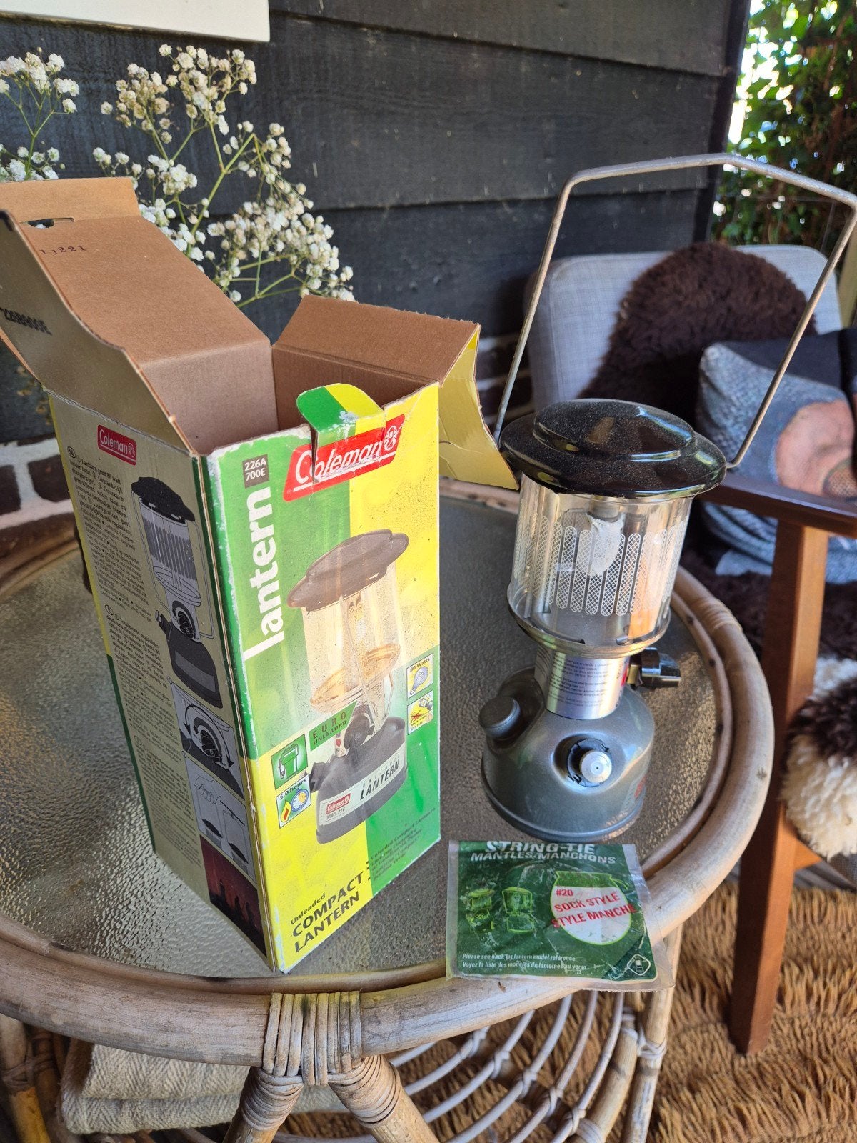 Coleman Benzine Lantaarn - Compact en Krachtig, Caravans en Kamperen, Ophalen, Nieuw