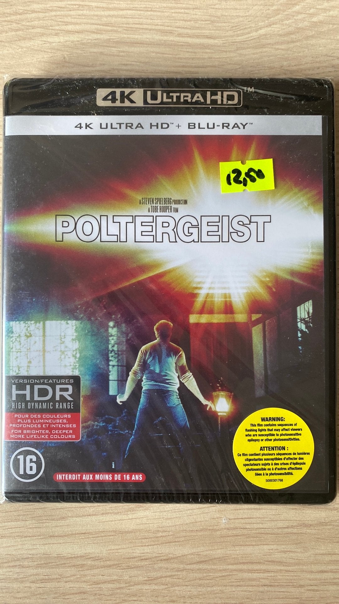 Poltergeist 4K uhd blu ray NL versie NIEUW, Cd's en Dvd's, Ophalen of Verzenden, Nieuw in verpakking, Horror