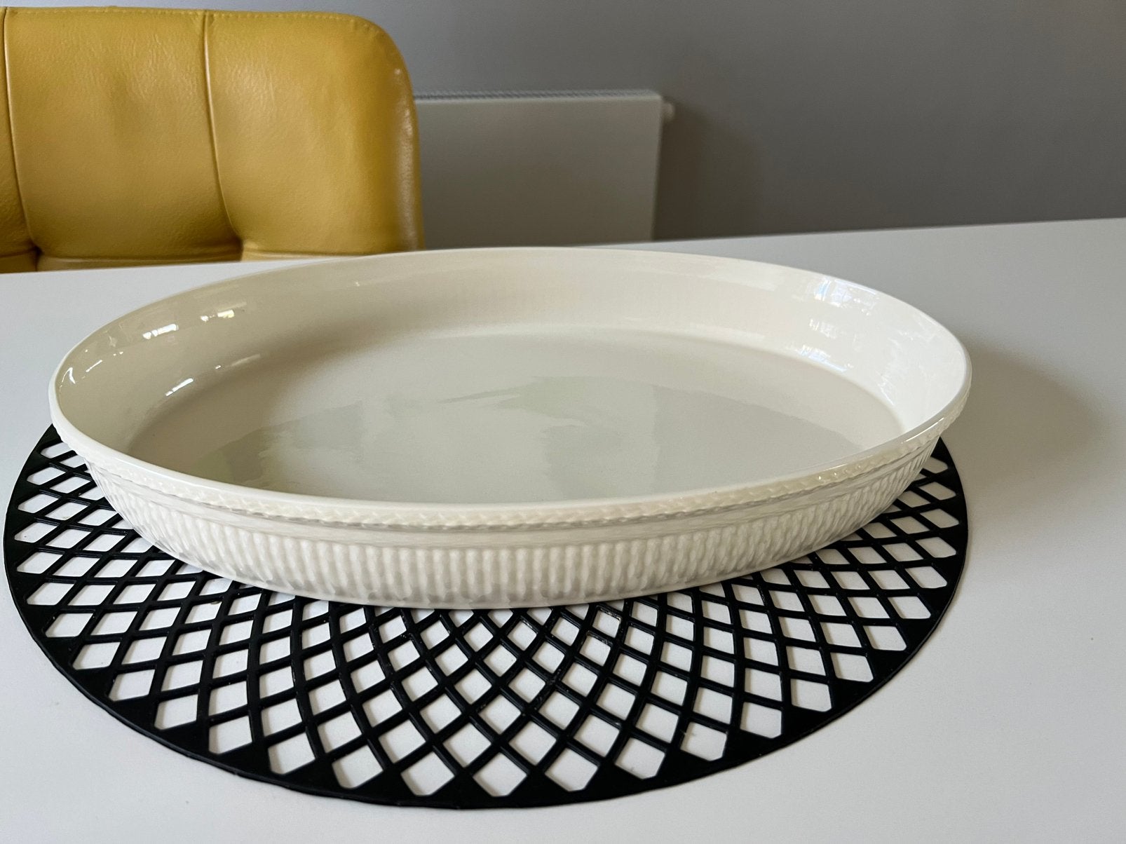 Wedgwood edme cookware ovale ovenschaal 37 x 23 cm, Ophalen, Nieuw, Ovaal