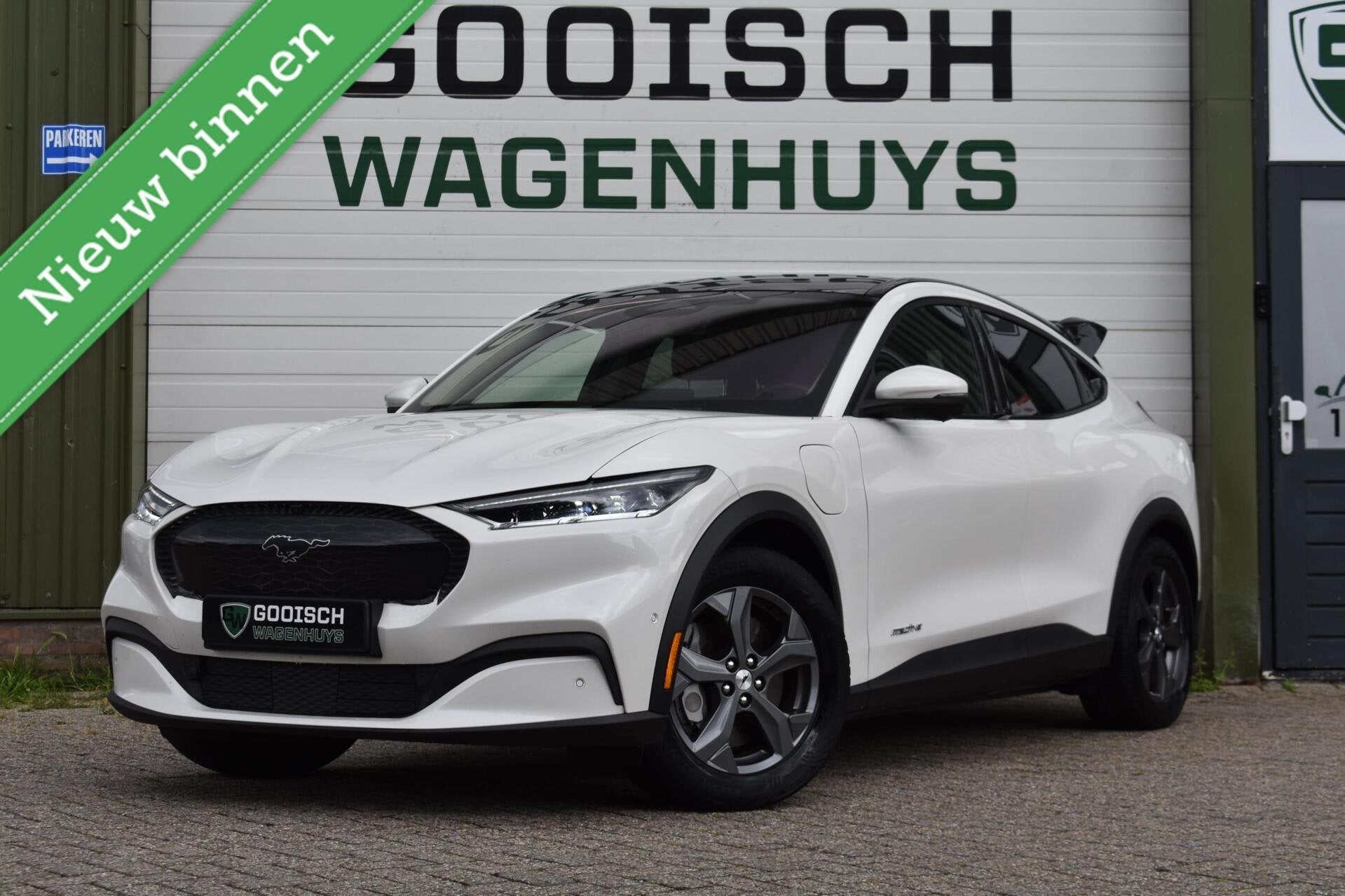 Ford Mustang Mach-E RWD 75 kWh | Pano | Leder | B&O| Winterp, Auto's, Ford, Automaat, Achterwielaandrijving, 750 kg, Wit