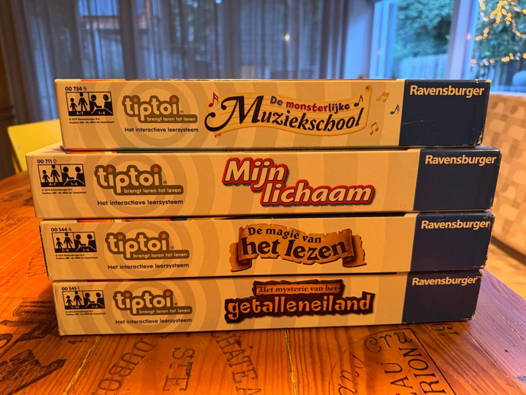Tiptoi Ravensburger Educatieve Spellen (4 stuks), Kinderen en Baby's, Speelgoed | Educatief en Creatief, Ophalen of Verzenden