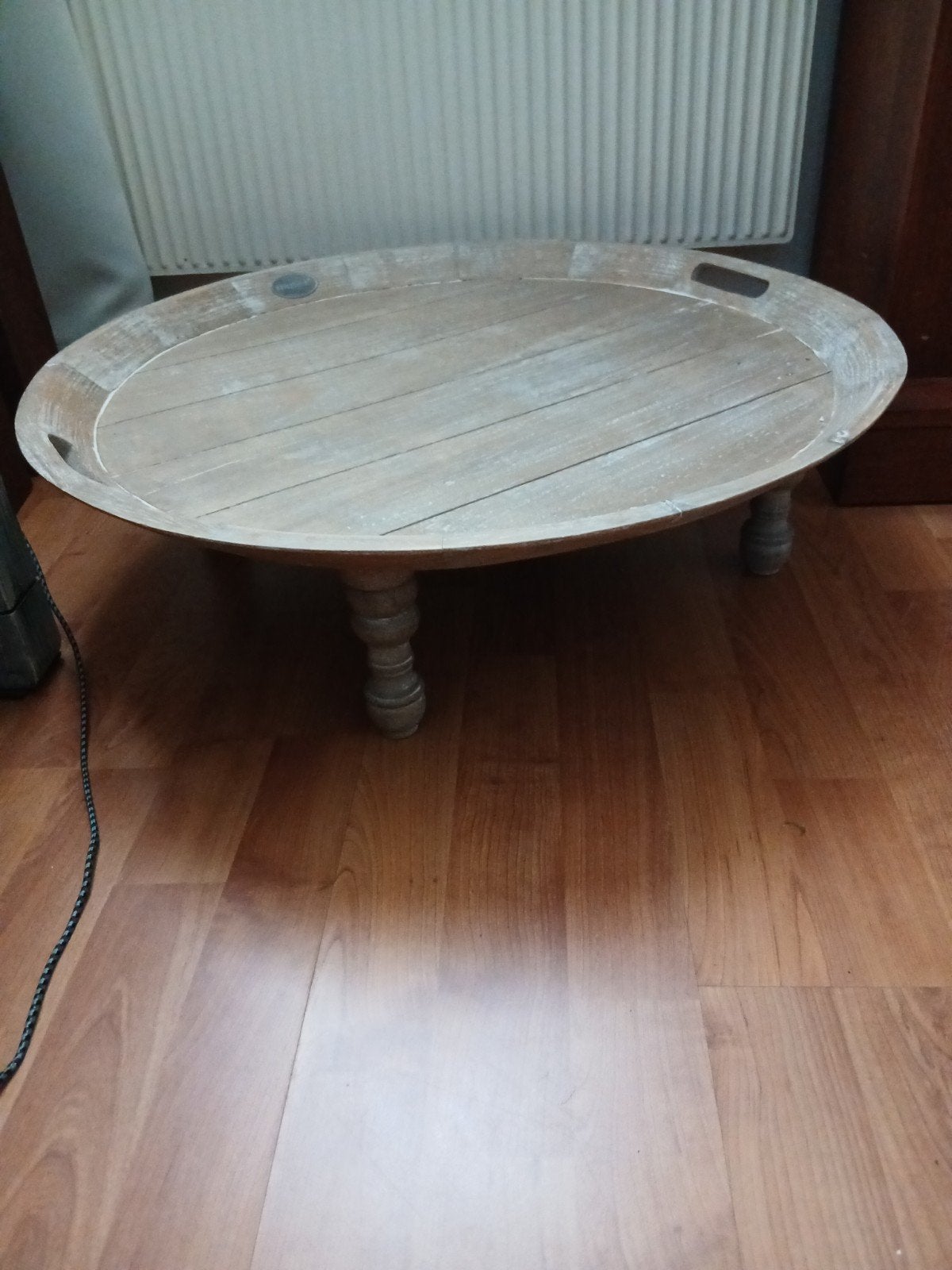 Riverdale Dienblad/Serveerschaal - Rond Hout, Ophalen, Gebruikt, Rond, Dienblad
