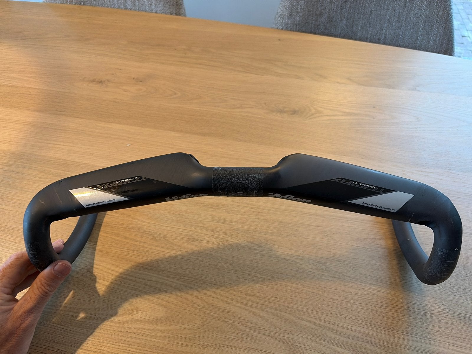 Vision Trimax Aero Carbon racefietsstuur, Gebruikt, Stuur, Ophalen of Verzenden, Racefiets