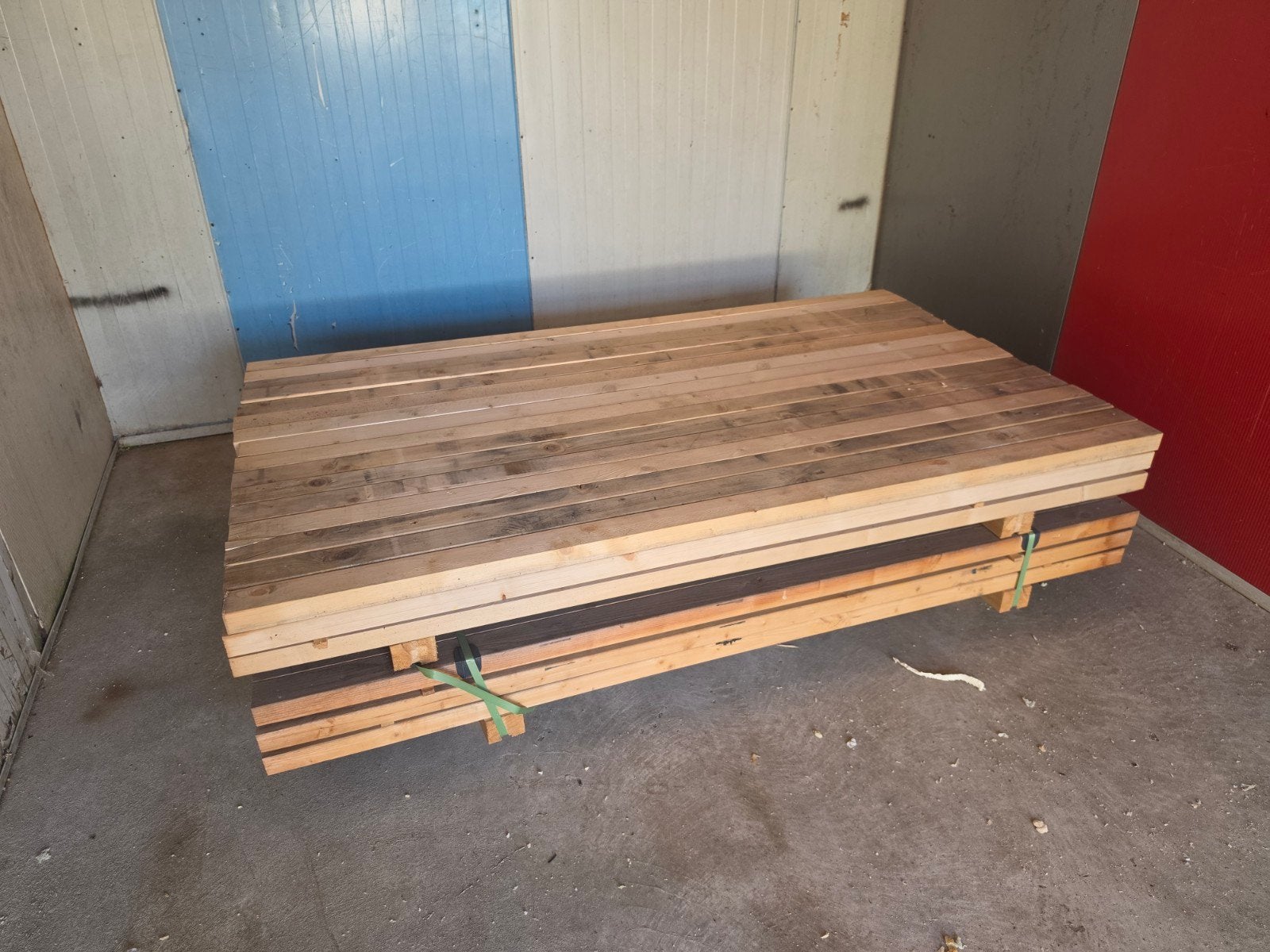 44x69 meter lang Balkjes, Doe-het-zelf en Verbouw, Gebruikt, 25 tot 50 mm, Ophalen of Verzenden, 200 tot 250 cm