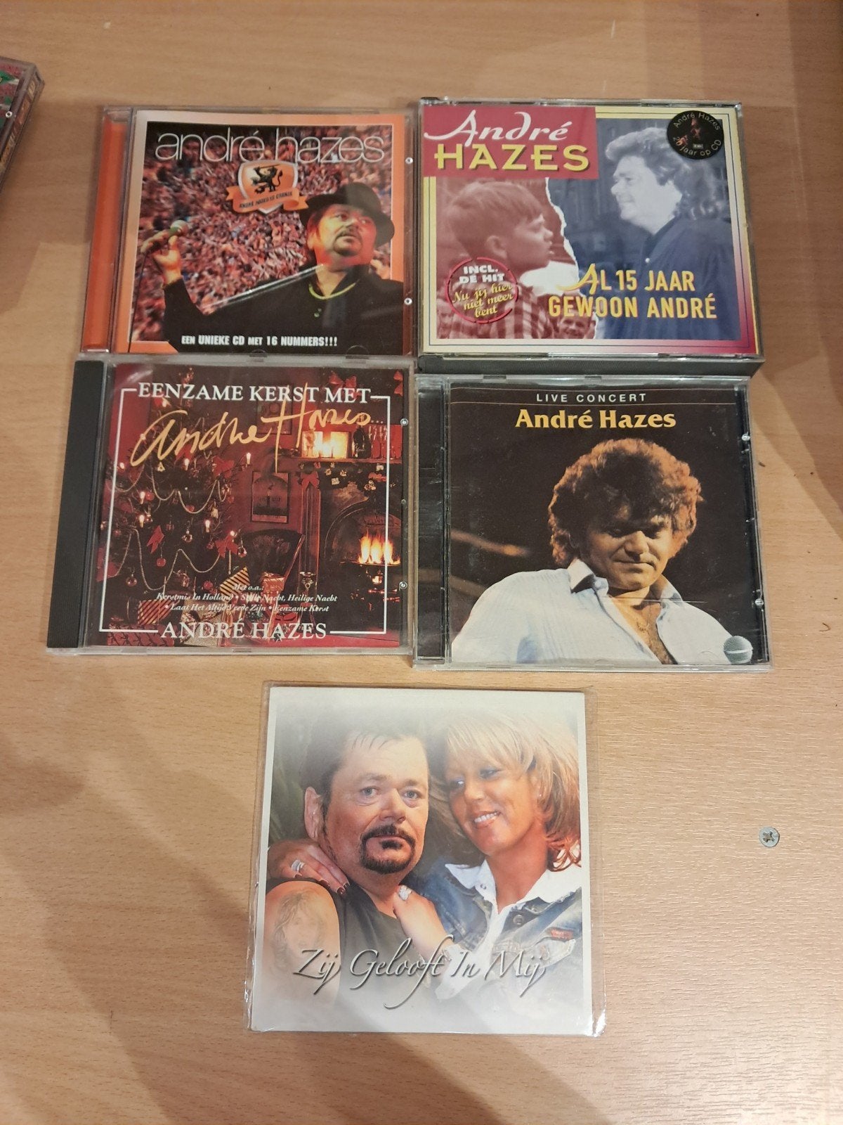 5 andre hazes cd.s, Ophalen of Verzenden, Zo goed als nieuw, Levenslied of Smartlap