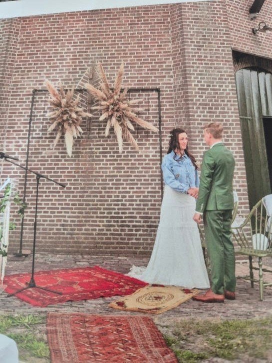 Steigerbuis prieel Foto Achtergrond Bruiloft - Verstelbaar, Ophalen, Gebruikt, Deelbaar, Overige typen