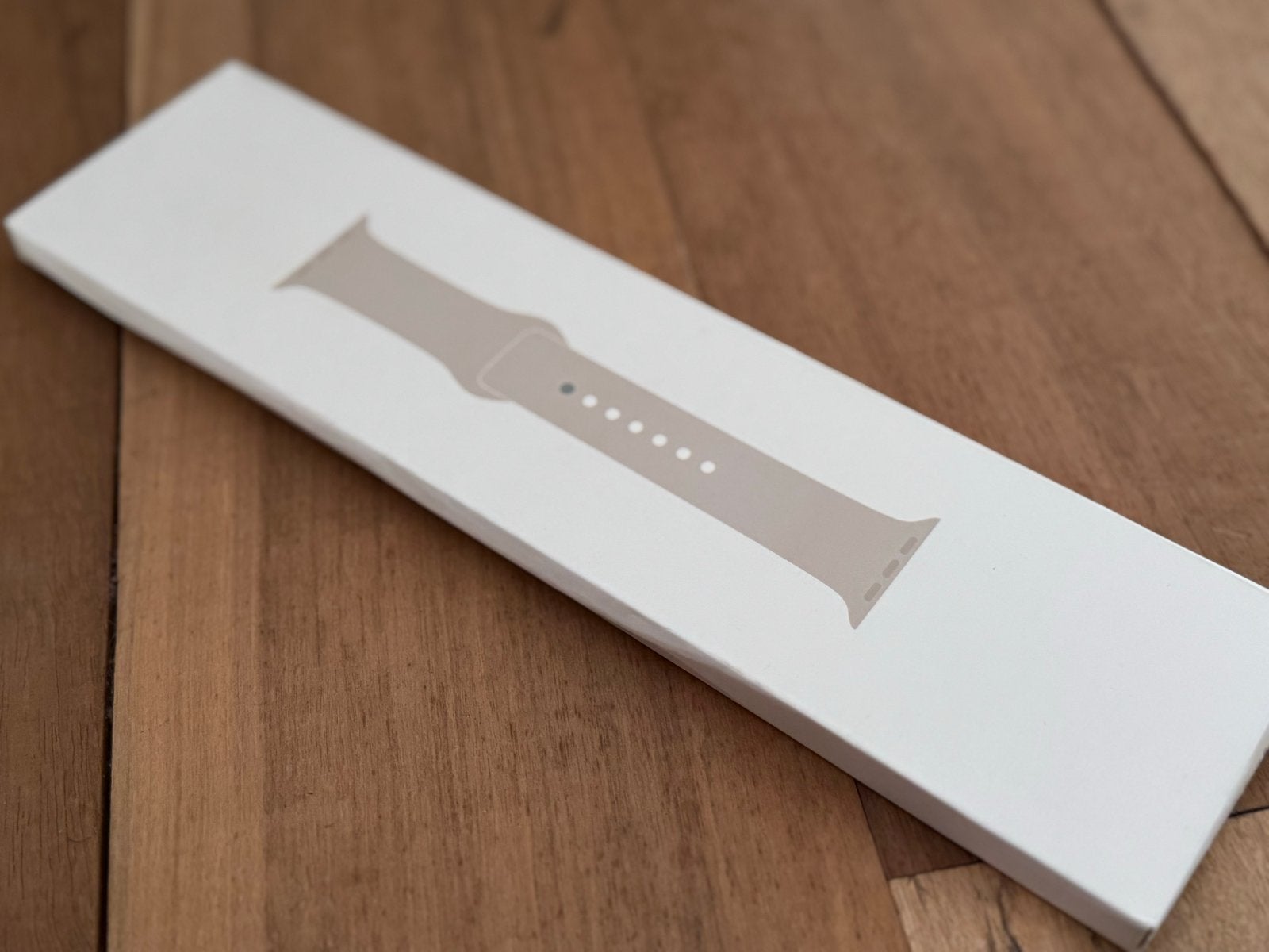 Origineel Apple Watch Sport Bandje - Starlight - Nieuw, Ophalen of Verzenden, Nieuw, Wit, IOS