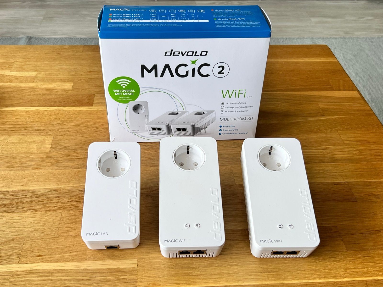 Devolo Magic 2 WiFi Multirooom Kit 2-1-3 Powerline, Ophalen of Verzenden, Zo goed als nieuw