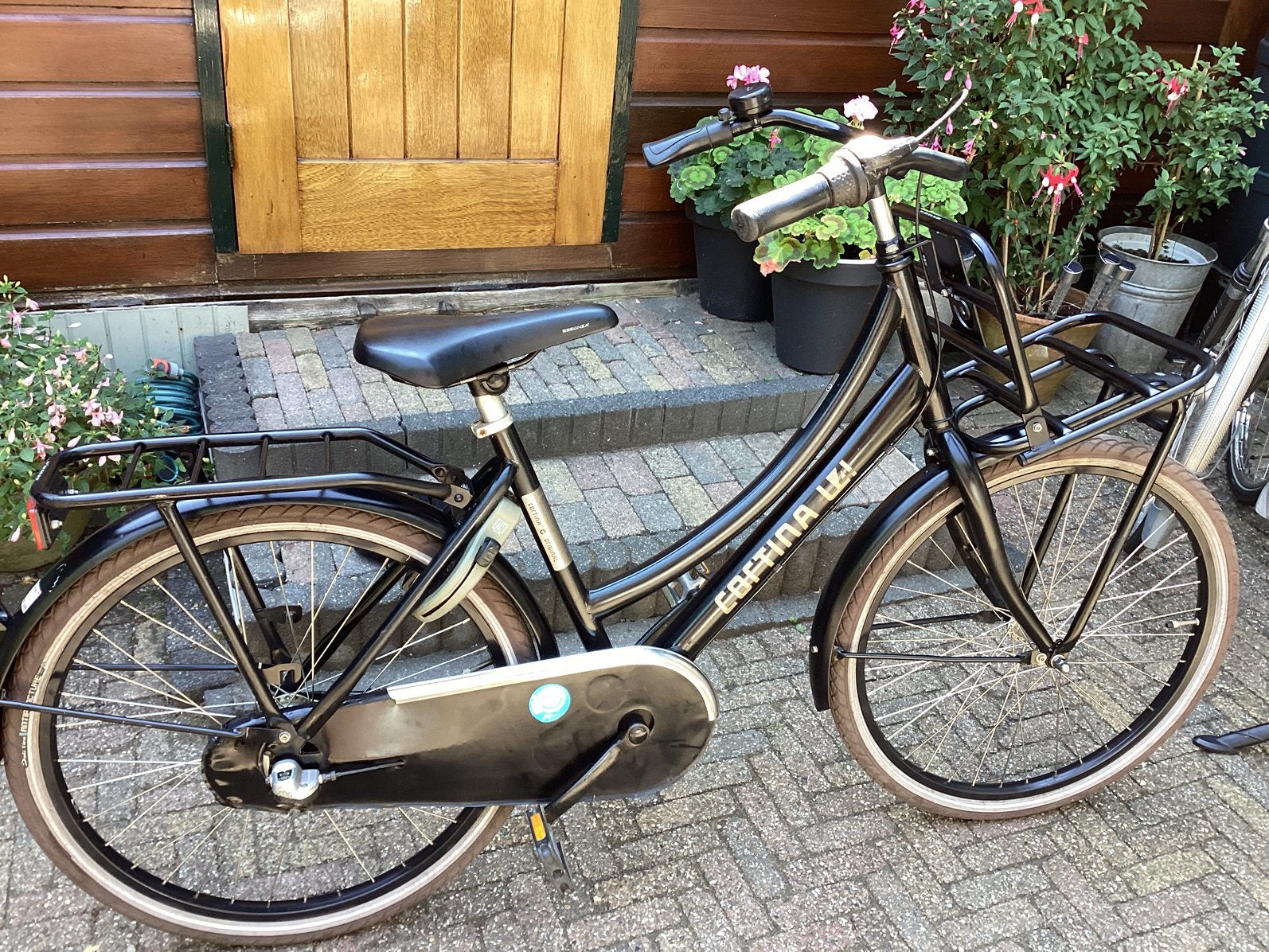 Cortina omakinderfiets, Ophalen, Terugtraprem, 24 inch, Versnellingen