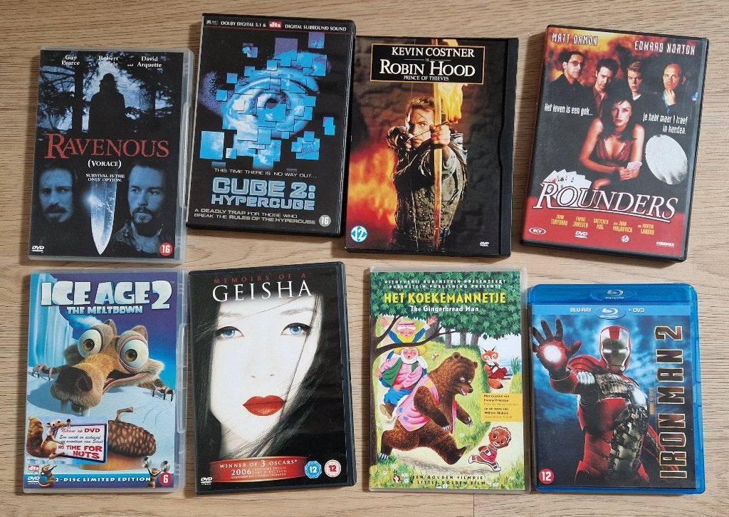 Diverse dvds EUR 2 per stuk, Verenigde Staten, Alle leeftijden, Overige genres, Ophalen of Verzenden