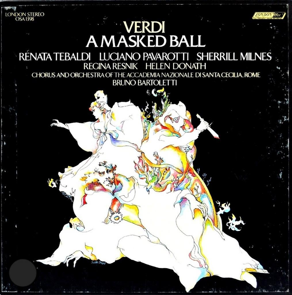 3-LP  VERDI - Un Ballo In Maschera/A Masked Ball, Ophalen of Verzenden, Romantiek, Gebruikt, Opera of Operette