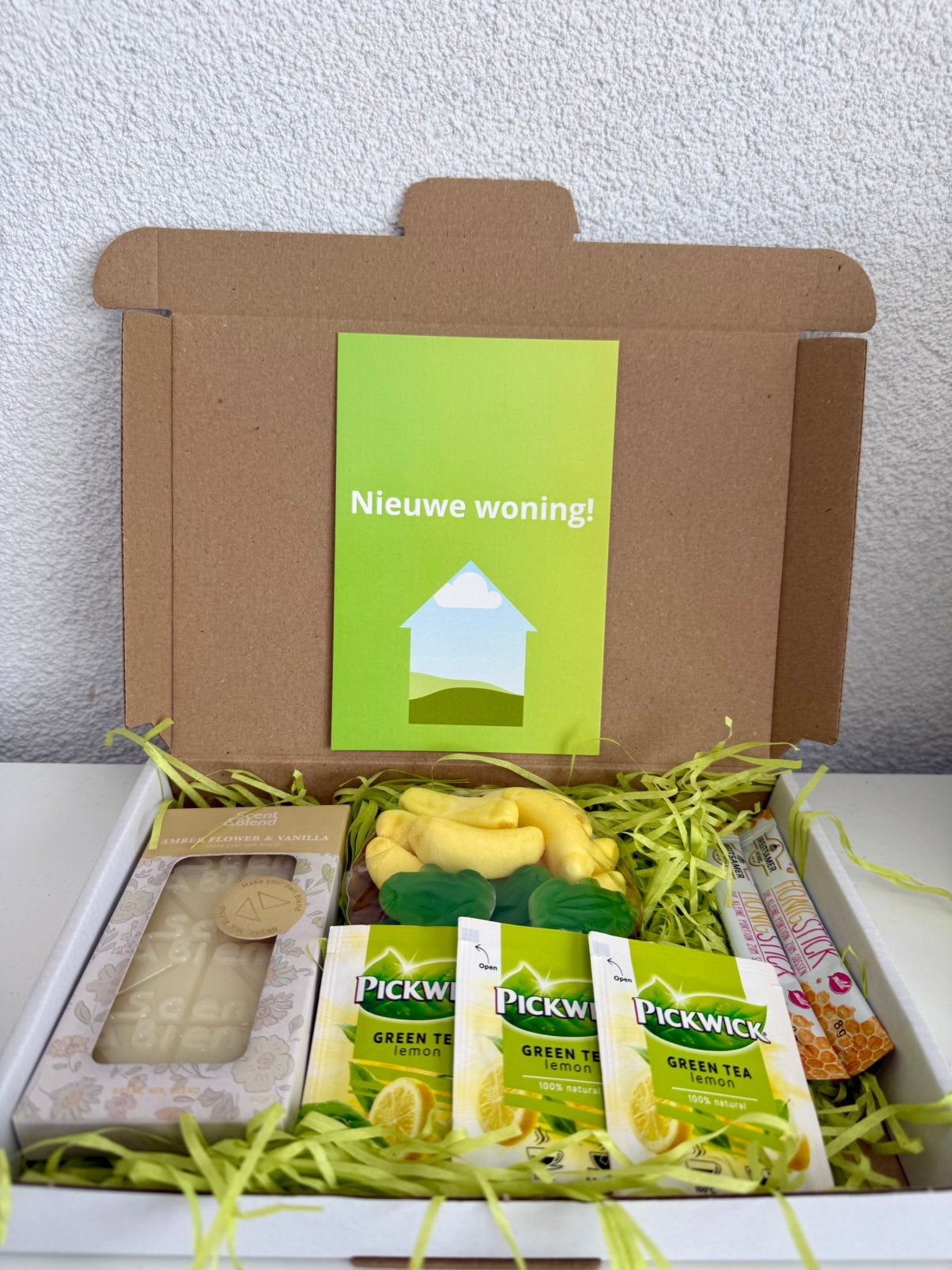 Persoonlijke cadeau brievenbuspakket   – 4 unieke pakketten, Bezorging aan huis, Persoonlijke geschenken