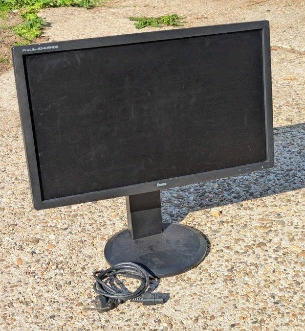 iiyama ProLite B2409HDS-B 24 inch monitor, Computers en Software, Monitoren, Gebruikt, 61 t/m 100 Hz, DVI, HDMI, VGA, Gaming, Ingebouwde speakers