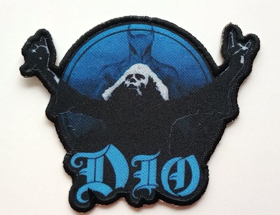 Dio vrij  mooie en nieuwe shaped patch 68 rainbow sabbath, Ophalen of Verzenden, Nieuw, Kleding