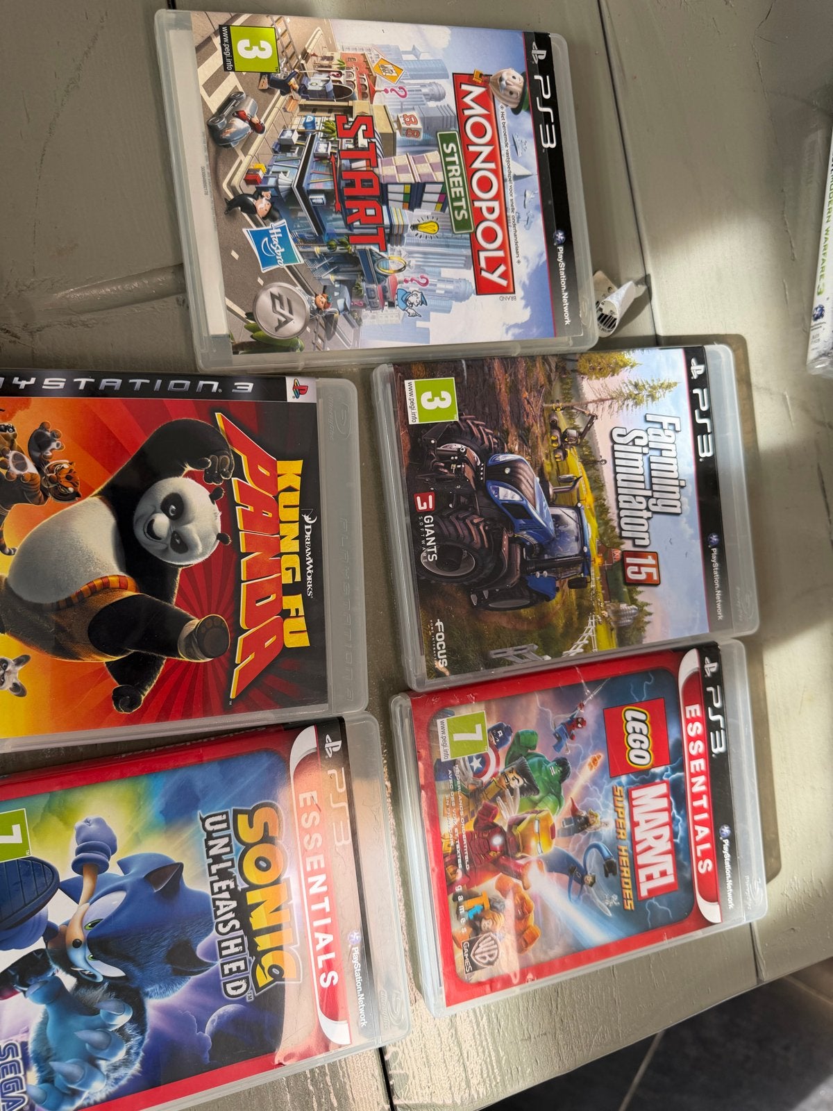 PlayStation 3 Games: Monopoly, Kung Fu Panda, Farming Simula, Gebruikt, Overige genres, 1 speler, Eén computer