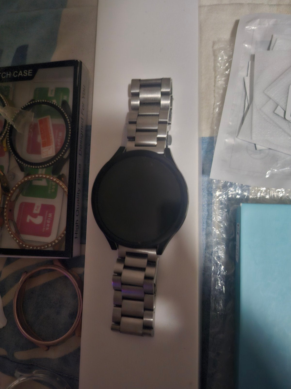 Samsung Smartwatch 5 44mm, Overige merken, Zwart, Ophalen of Verzenden, Zo goed als nieuw