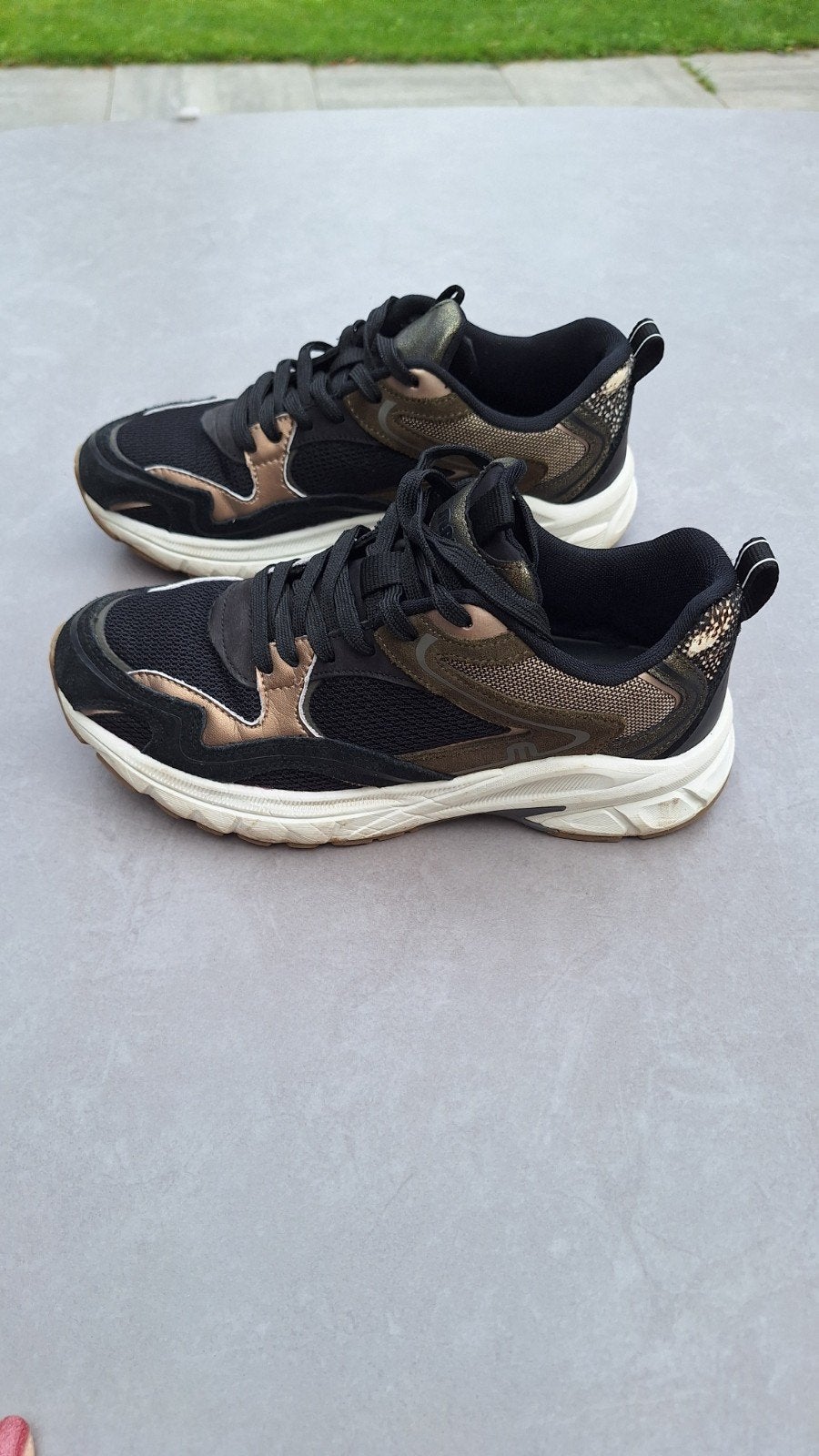 Maruti Novi sneakers maat 40 - Zwart/Goud, Zwart, Ophalen of Verzenden, Sneakers of Gympen, Maruti