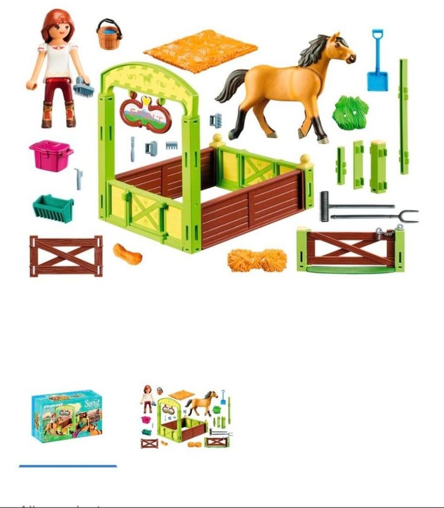 Playmobil Spirit Lucky's stal met paard en accessoires, Ophalen of Verzenden