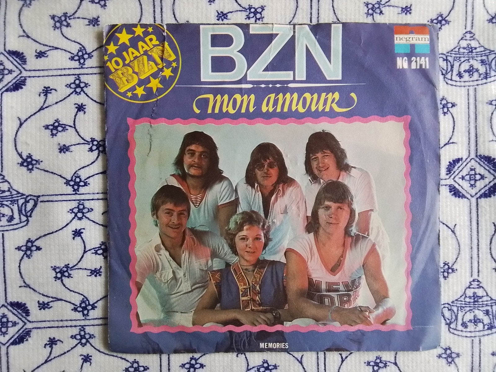 BZN          Mon amour, Cd's en Dvd's, Ophalen of Verzenden, Zo goed als nieuw, 7 inch, Pop