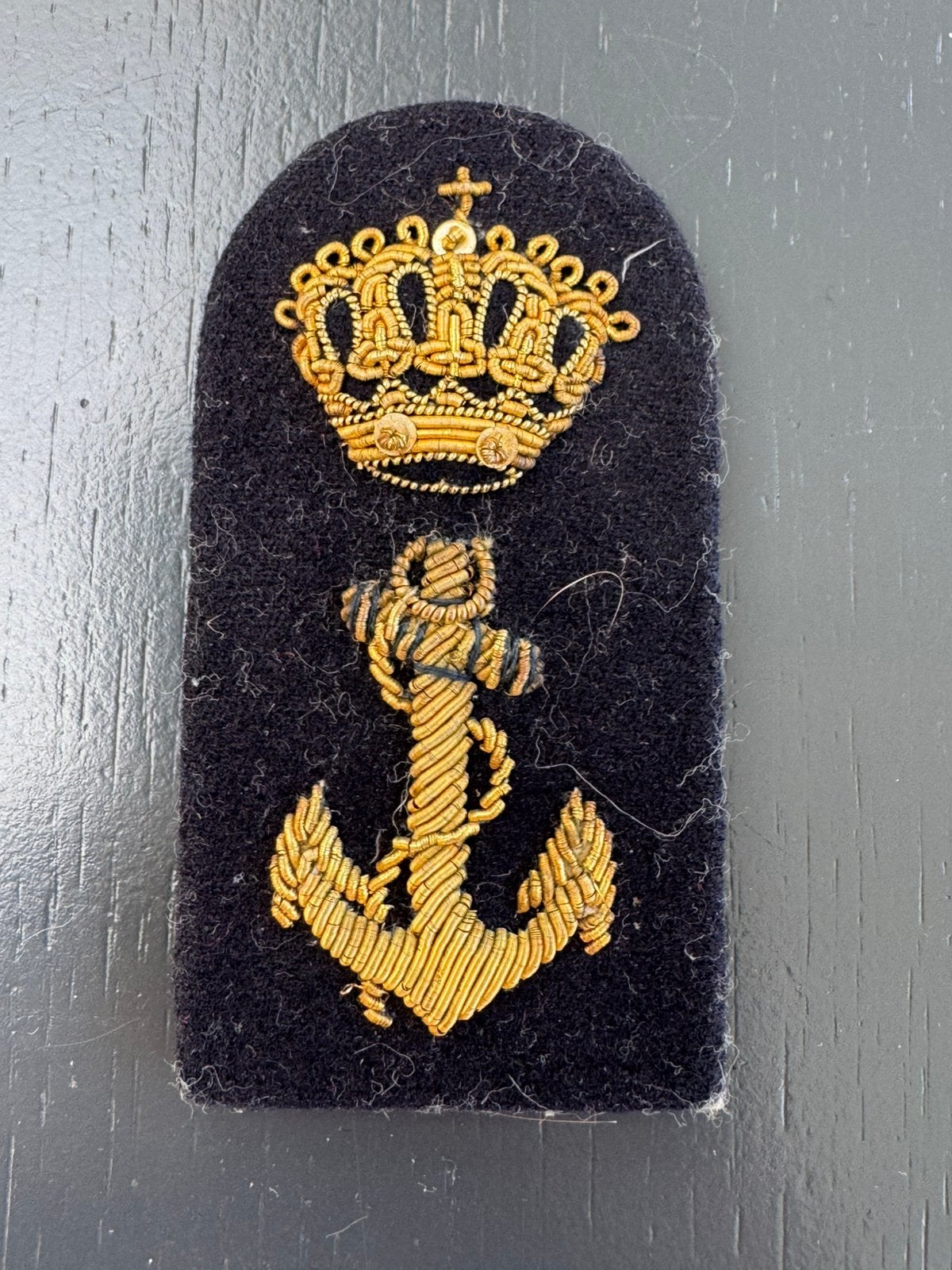 KM petembleem onderofficieren, Ophalen of Verzenden, Marine, Nederland, Embleem of Badge