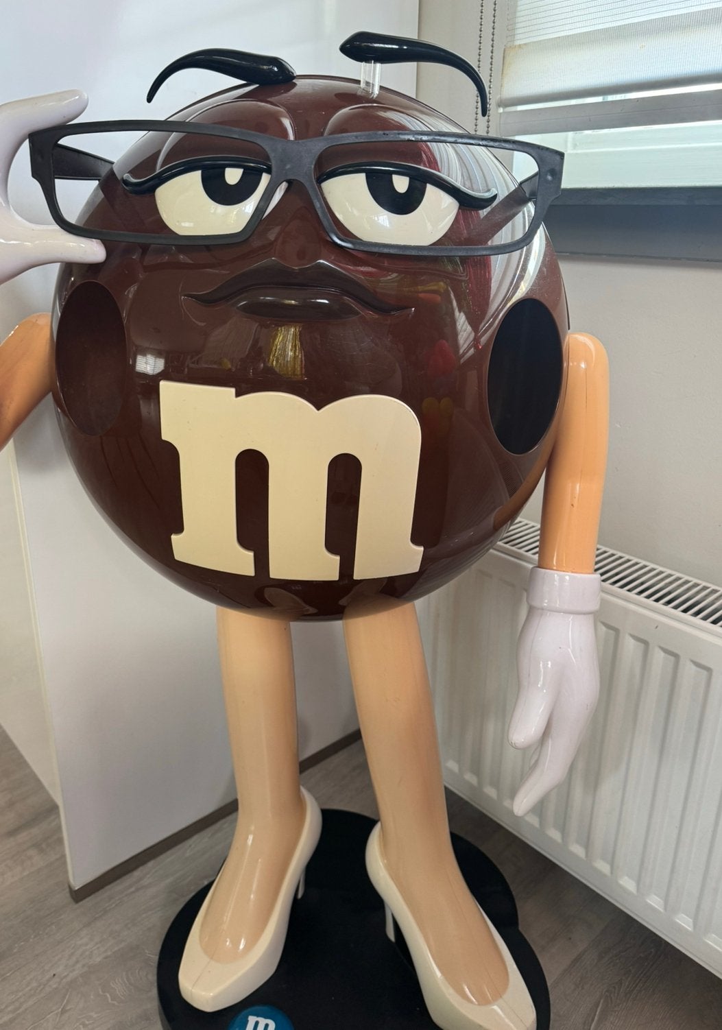 ZELDZAME XXL M&M’S MS BROWN DISPLAY, Ophalen, Gebruikt, Reclamebord