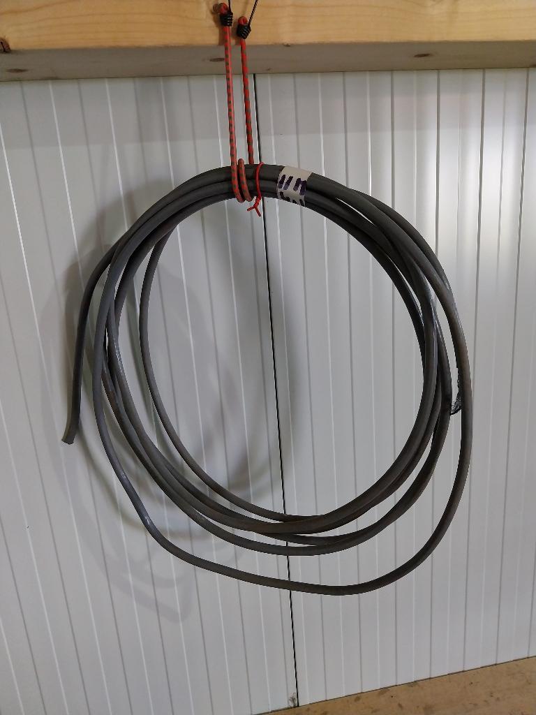 7m krachtstroom grondkabel 4 + mantel met vlecht draad, Ophalen, Zo goed als nieuw, Kabel of Snoer