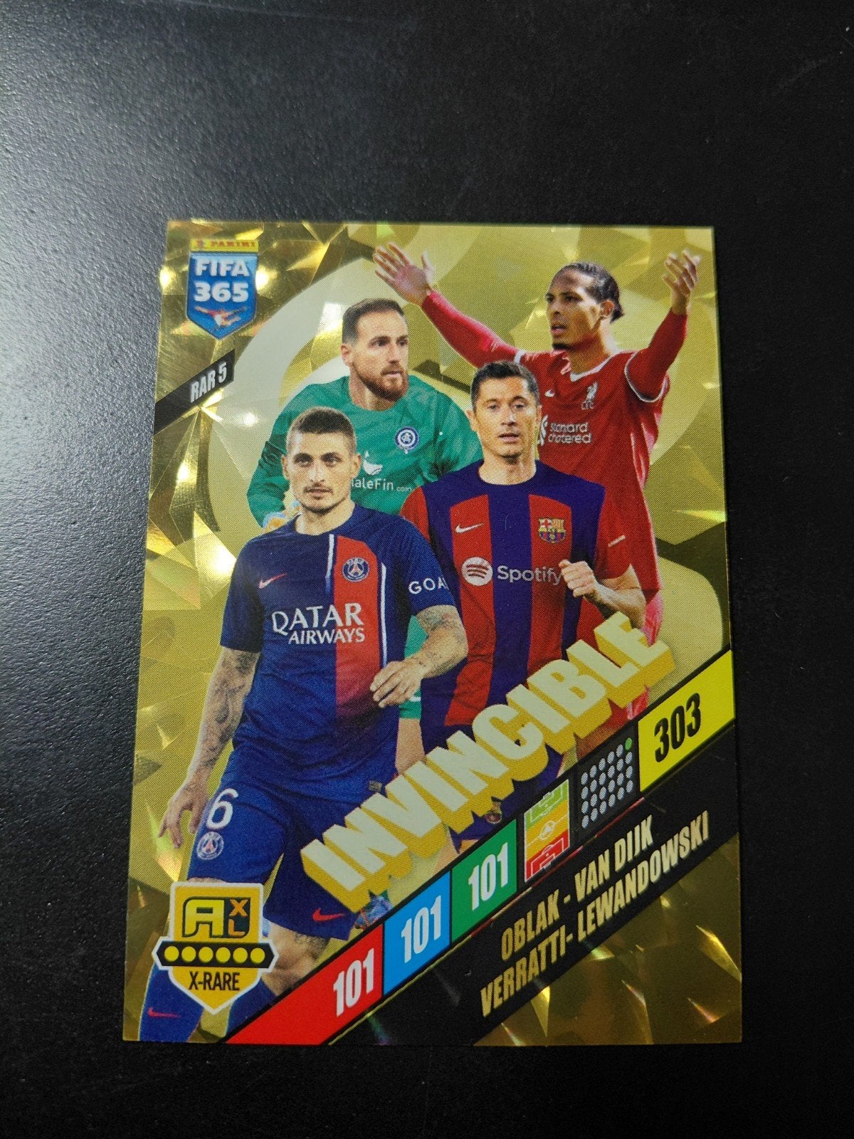 oblak/lewandowski/van dijk/verratti (invincible) panini, Ophalen of Verzenden, Nieuw, Buitenlandse clubs, Poster, Plaatje of Sticker