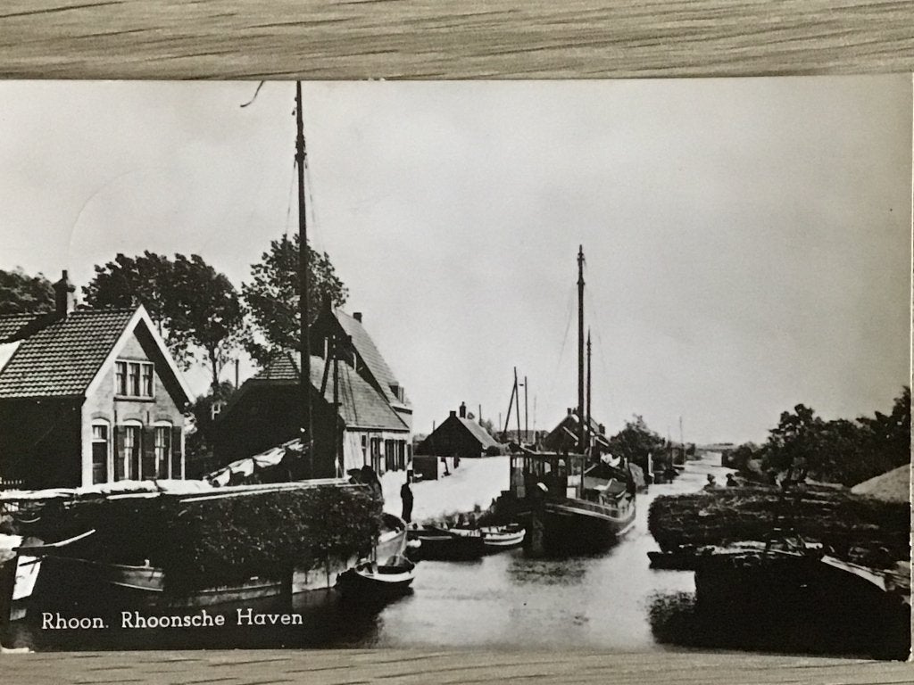 Rhoon Rhoonse Haven 1963, Ophalen of Verzenden, 1960 tot 1980, Gelopen, Zuid-Holland