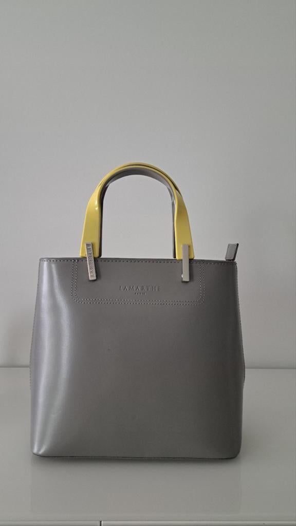 Handtas van Lamarthe, Sieraden, Tassen en Uiterlijk, Tassen | Damestassen, Ophalen of Verzenden, Zo goed als nieuw, Grijs, Handtas