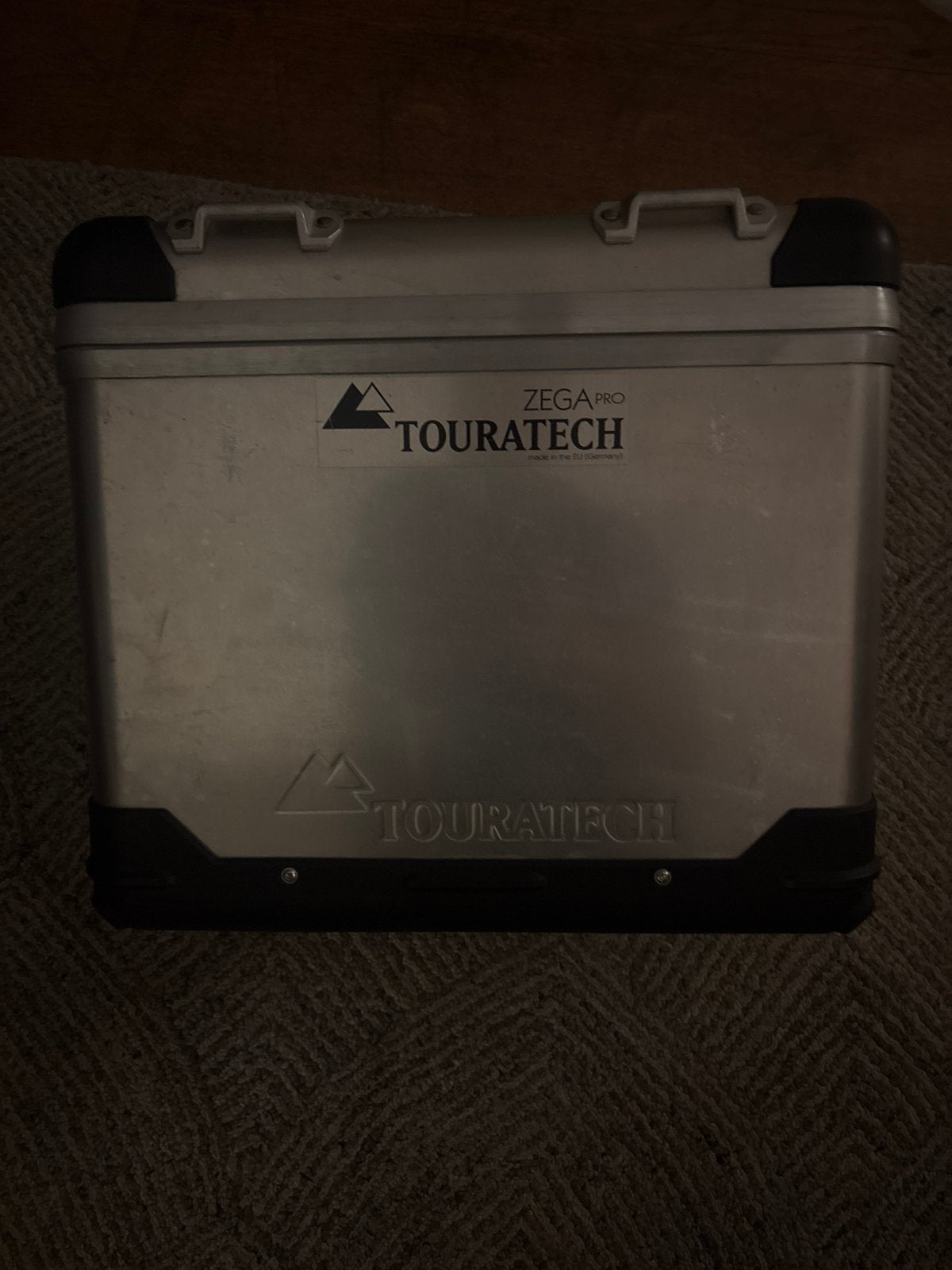 Touratech Zega Pro zijkoffer Aluminium, Ophalen of Verzenden, Gebruikt