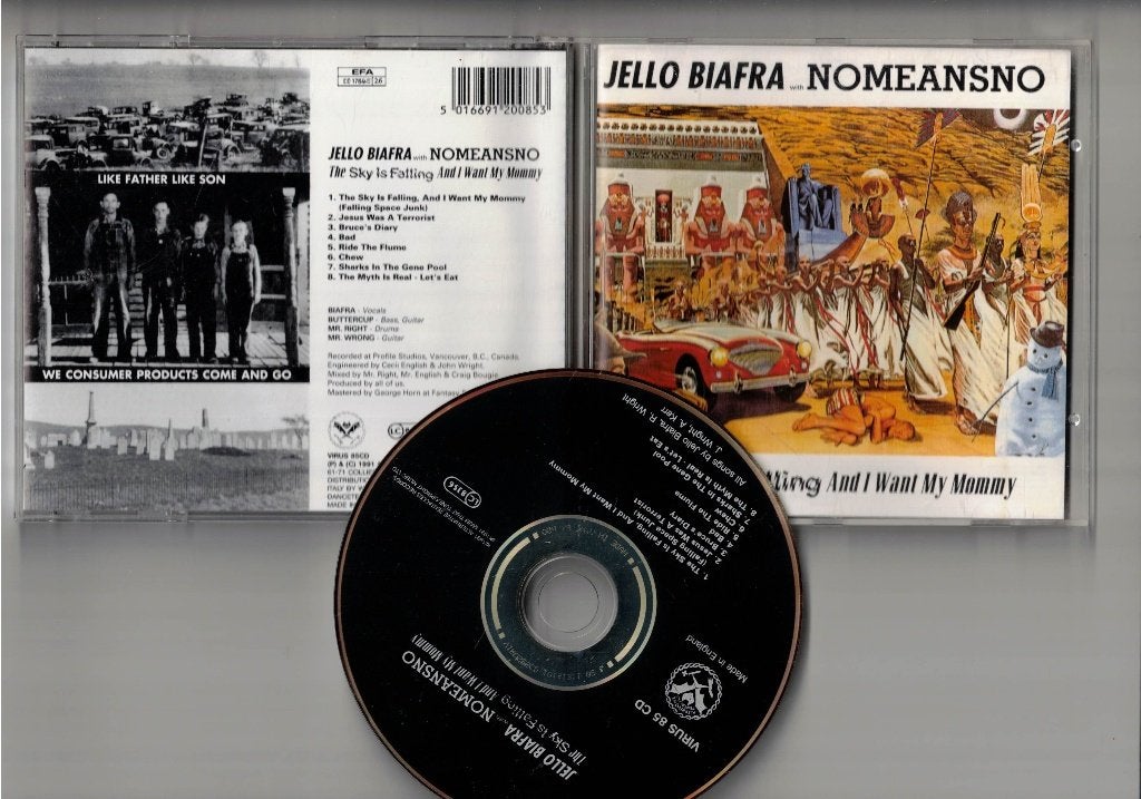 JELLO BIAFRA with Nomeansno CD The Sky is falling, Ophalen of Verzenden, Gebruikt, Poprock