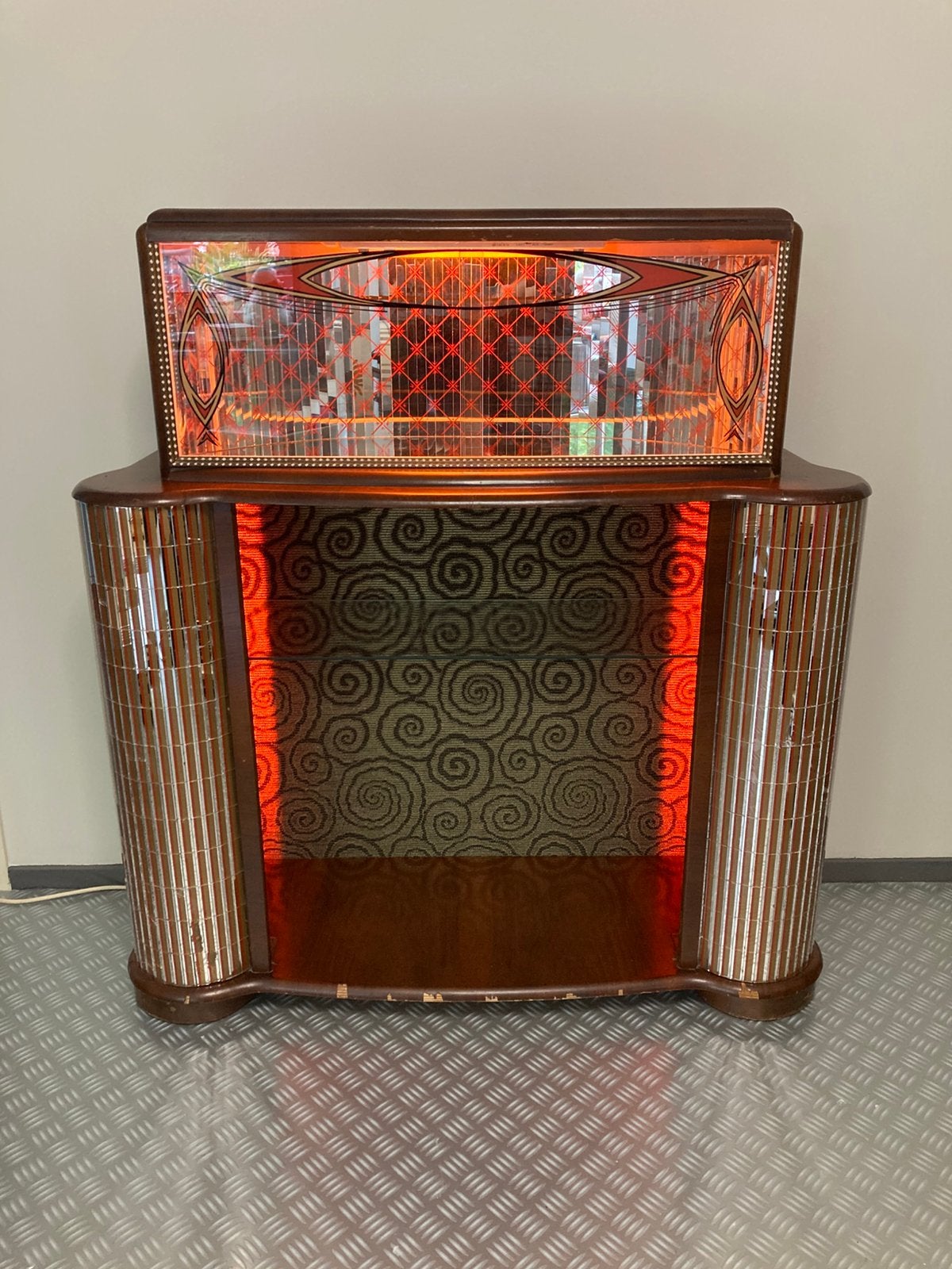 Prachtige jaren 30 barkast Art Deco Vintage, Ophalen, Gebruikt