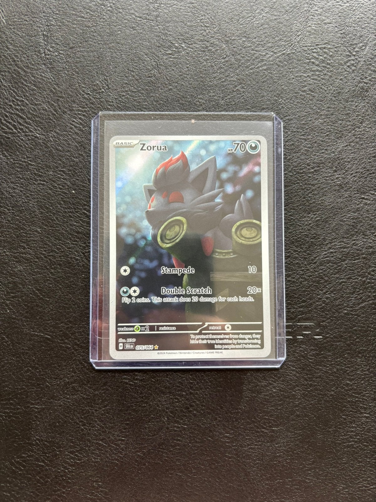 Zorua (SFA 075), Verzenden, Zo goed als nieuw, Losse kaart, Foil