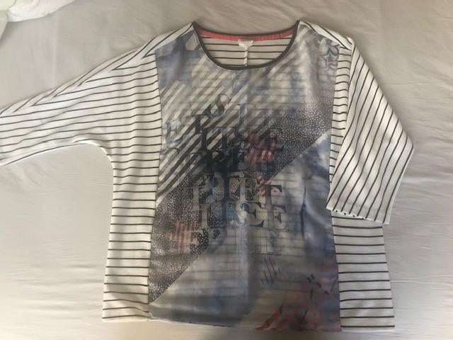 shirtje dames Taifun Gerry Weber 44, Wit, Maat 42/44 (L), Ophalen of Verzenden, Zo goed als nieuw