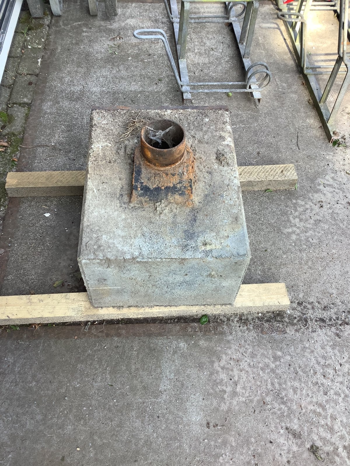 Betonen Afvoerput, Ophalen, Gebruikt, ., .