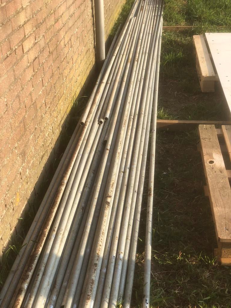 Gegalvaniseerde pijpen, Doe-het-zelf en Verbouw, Metalen, Ophalen, Zo goed als nieuw, IJzer