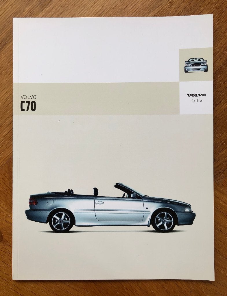 Volvo C 70 Cabriolet folder 2004, Boeken, Volvo, Verzenden, Nieuw, Volvo