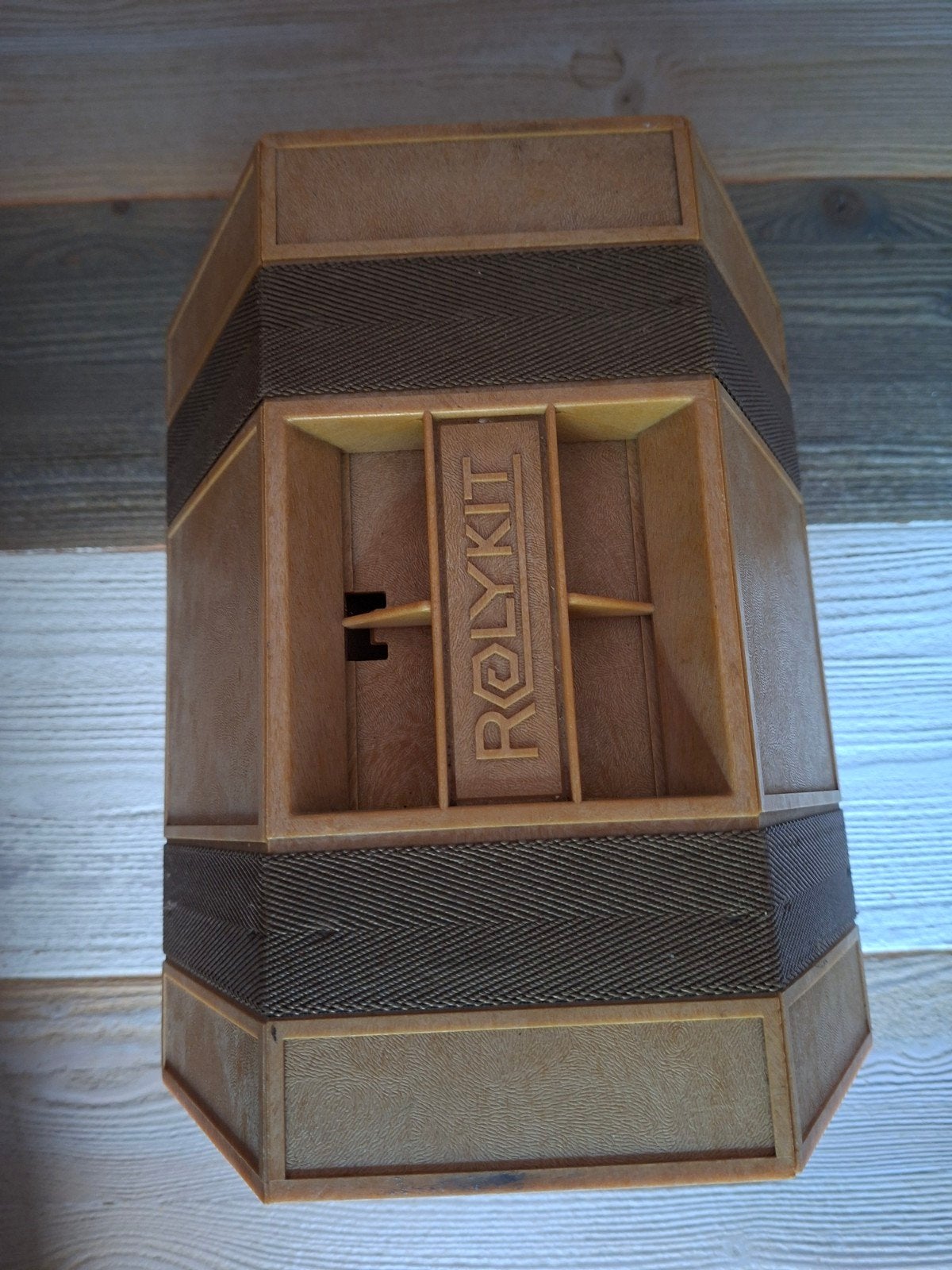 Vintage Rolykit opbergdoos - Zo goed als nieuw, Ophalen of Verzenden, Zo goed als nieuw