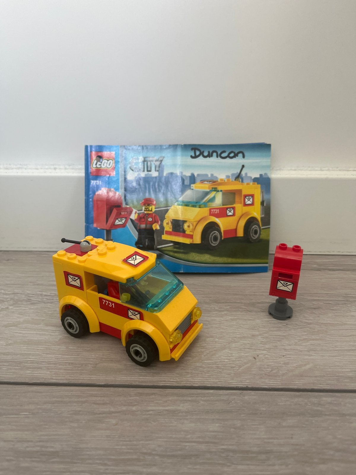 Lego City Postwagen 7731 met instructieboekje, Lego, Ophalen of Verzenden, Compleet, Complete set