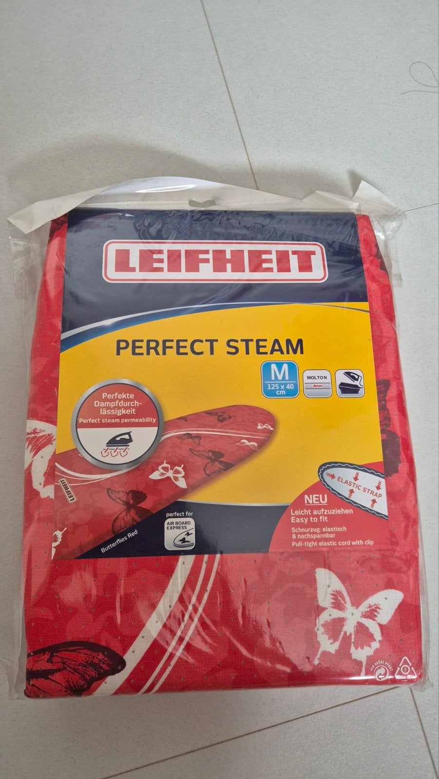 Leifheit Perfect Steam Strijkplankovertrek M (125x40 cm), Ophalen of Verzenden, Nieuw