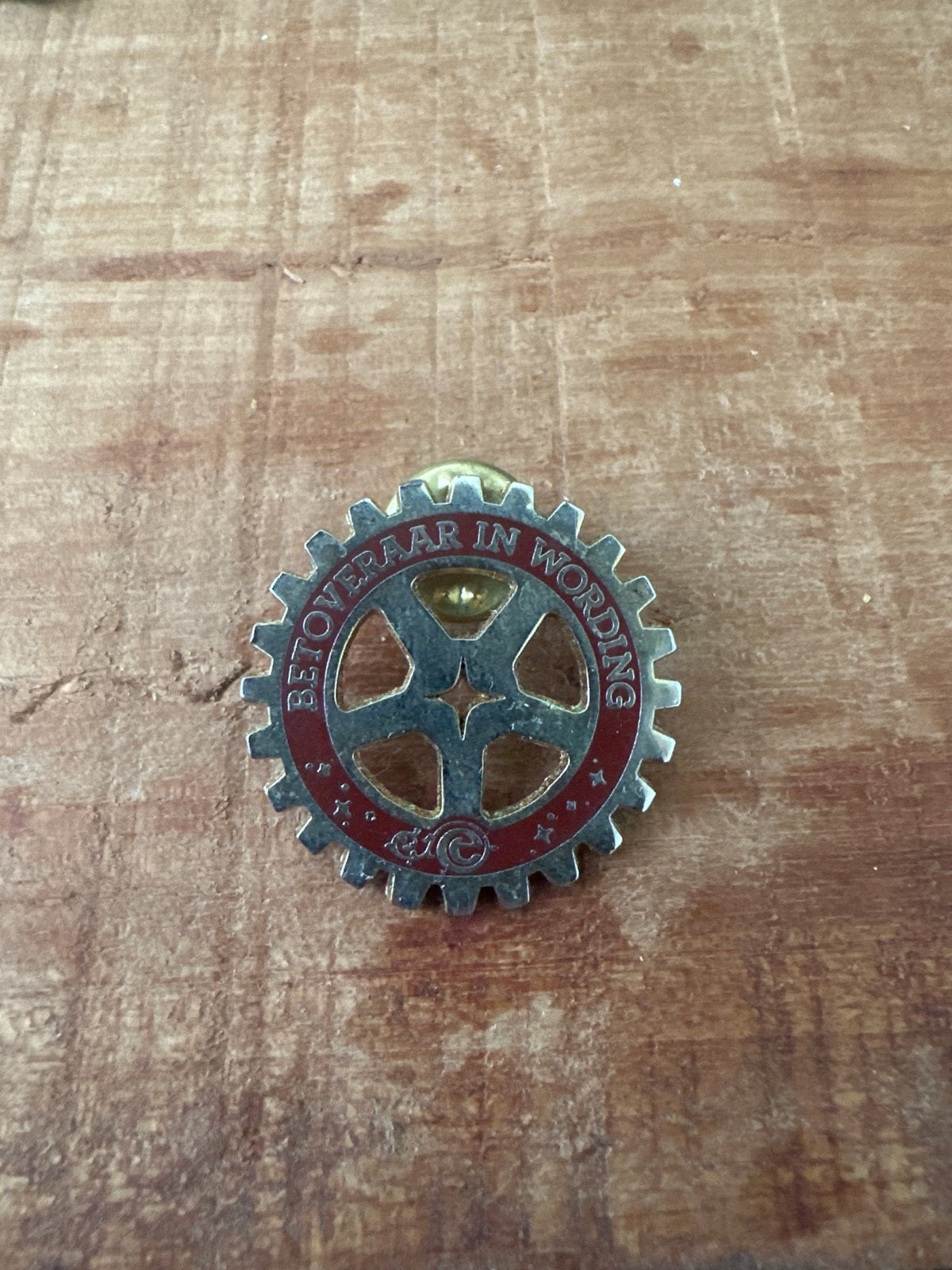 Efteling pin 'Betoveraar in wording', Ophalen, Gebruikt, Button of Speldje