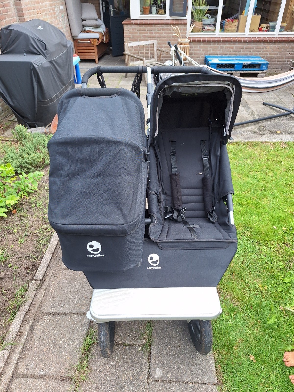 Easywalker dubbelekinderwagen, Ophalen of Verzenden, Gebruikt, Overige merken