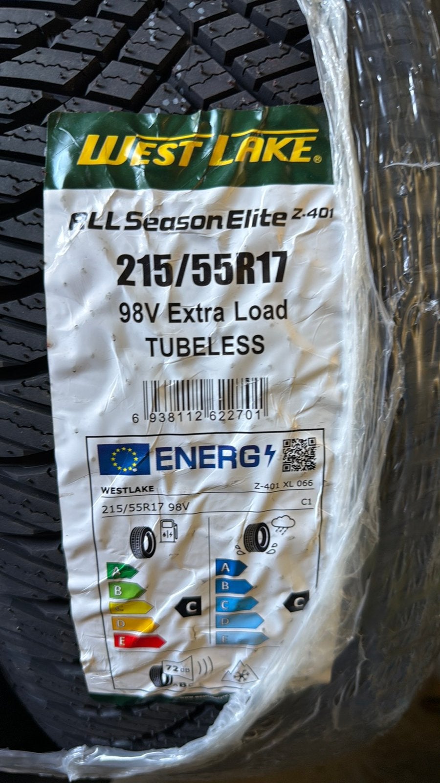 215/55R17, Ophalen