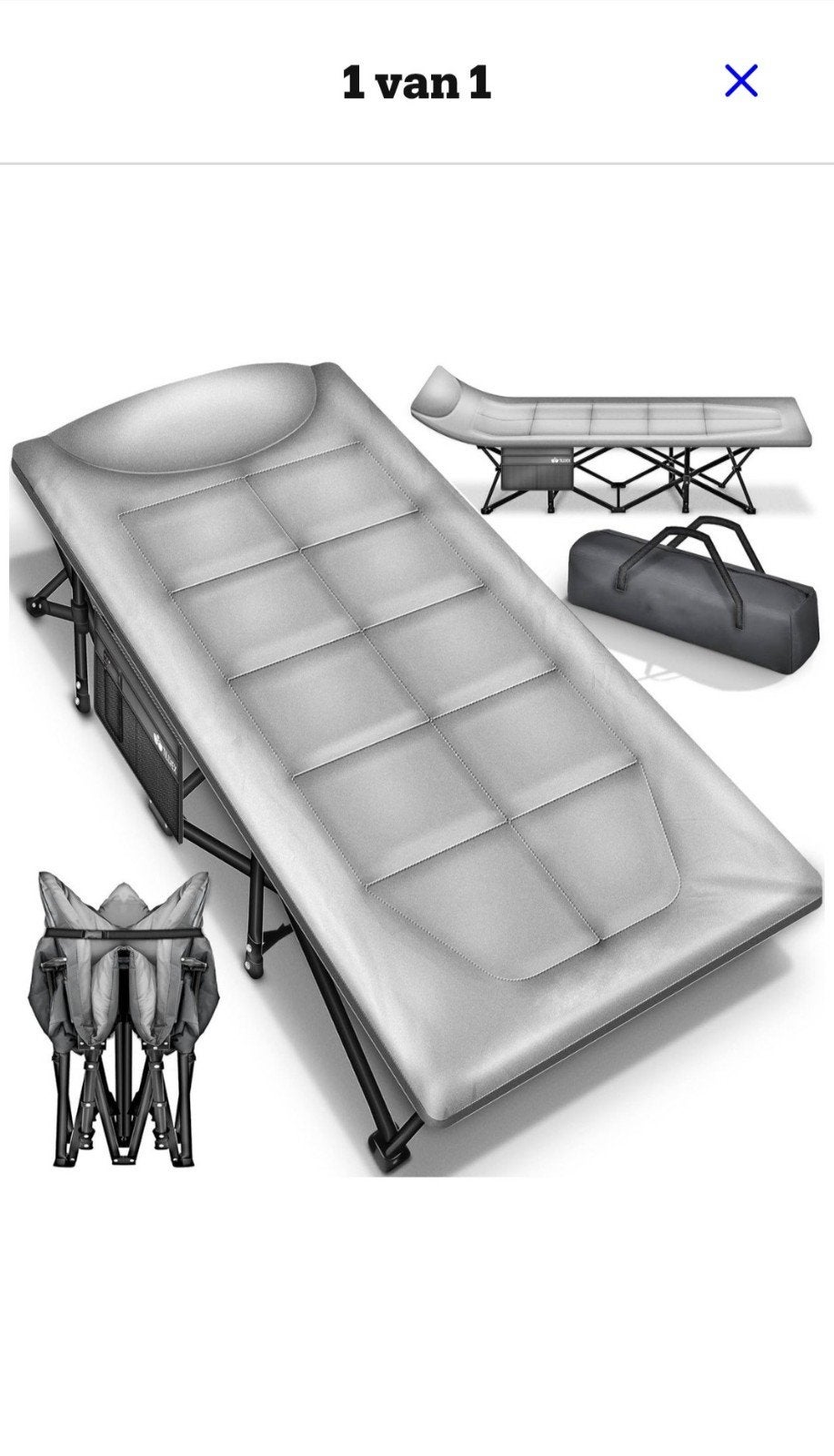2x stretcher xl 210x80 gloednieuw, nooit gebruikt, Ophalen, Nieuw