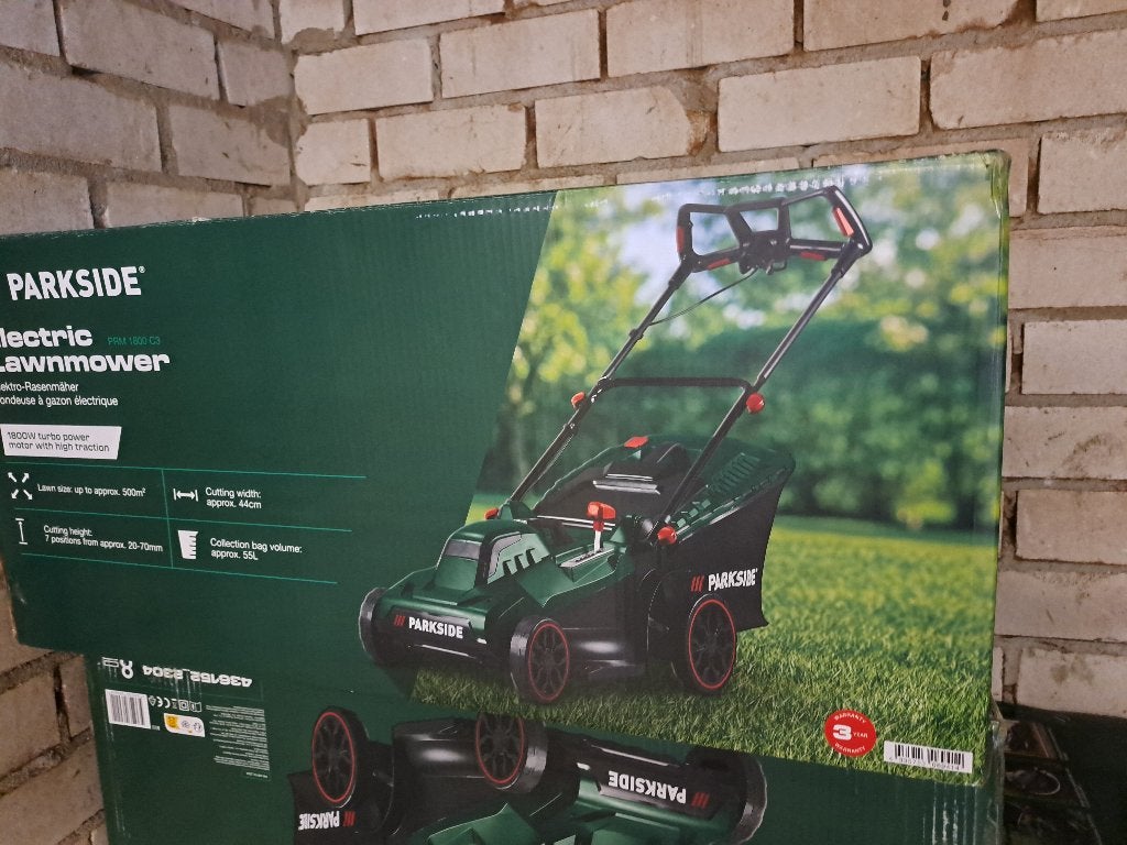 elektrische grasmaaier Nieuw in de doos, Ophalen, Elektrische grasmaaier, Nieuw, Opvangzak
