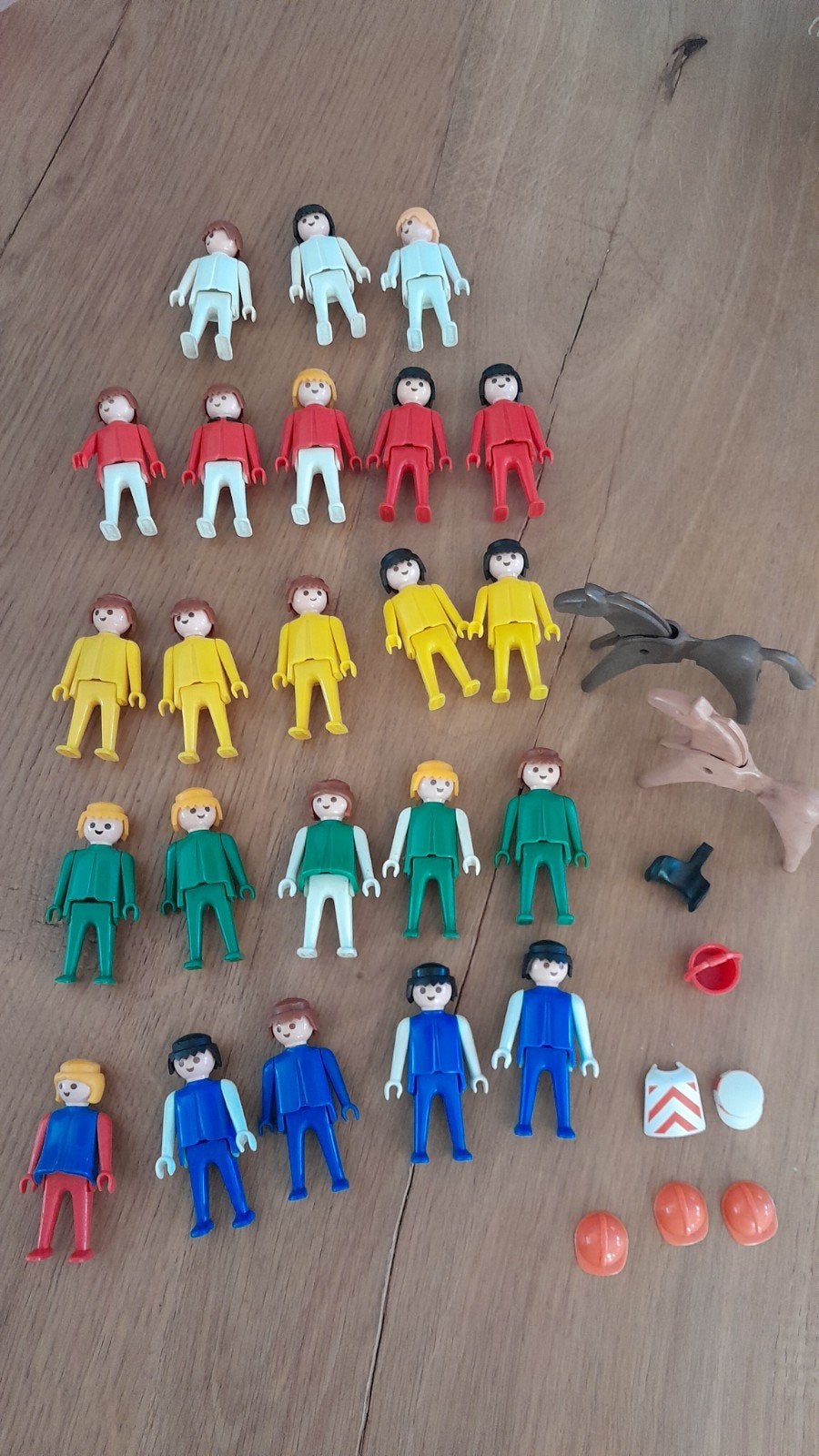 Verzameling Vintage Playmobil Geobra 1974, Figuren en access, Ophalen of Verzenden