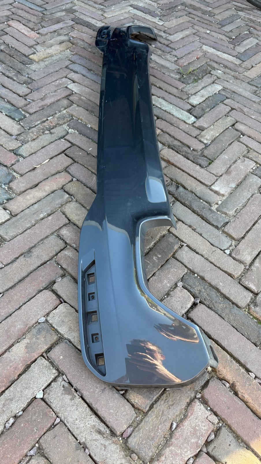 Originele BMW 5 serie Diffuser M sport achterbumper, Ophalen of Verzenden, Achter, BMW, Bumper