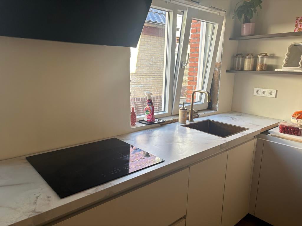 Zo goed als nieuw aanrechtblad met spoelbak., Ophalen, Zo goed als nieuw
